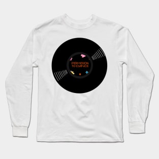 Vinyl Record - Permission to dance Long Sleeve T-Shirt